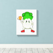 Lettual at Football Sports Canvas Afdruk (Insitu (Houten vloer))