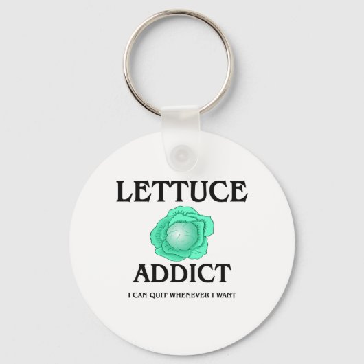 Lettuce Addict Sleutelhanger (Voorkant)