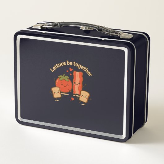 Lettuce Be Together”-Lunchbox – Schattig & Eigenzi (Achterkant)
