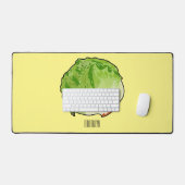 Lettuce cartoon illustratie bureaumat (Keyboard & Muis)