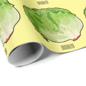 Lettuce cartoon illustratie cadeaupapier (Rol Hoek)