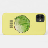 Lettuce cartoon illustratie Case-Mate iPhone case (Achterkant (horizontaal))
