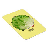 Lettuce cartoon illustratie magneet (Rechterzijde)