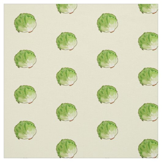 Lettuce cartoon illustratie stof (Swatch)