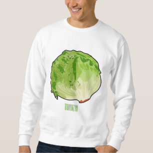 Lettuce cartoon illustratie trui