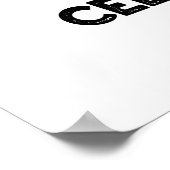 Lettuce Celerybrate Funny Veggie Pun Poster (Hoek)