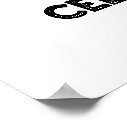 Lettuce Celerybrate Funny Veggie Pun Poster (Hoek)