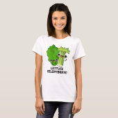 Lettuce Celerybrate Funny Veggie Pun T-shirt (Voorkant volledig)
