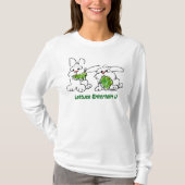 Lettuce Entertain U Cartoon Rabbits T-shirt (Voorkant)