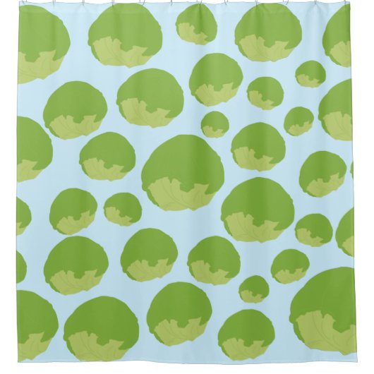 Lettuce Pattern Douchegordijn (Voorkant)