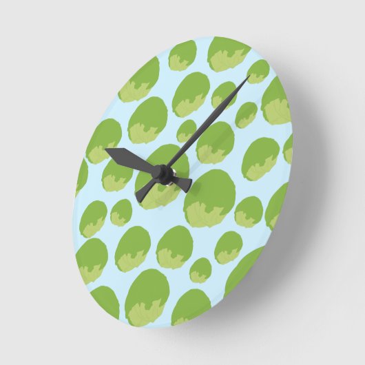 Lettuce Pattern Kitchen Ronde Klok (Hoek)