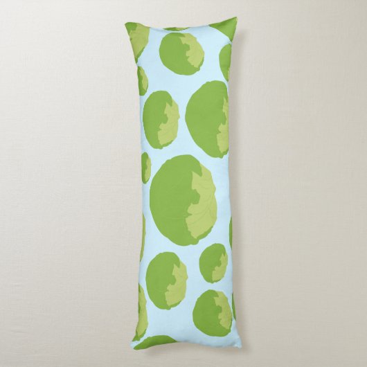 Lettuce Pattern Lichaamskussen (Achterkant (Verticaal))