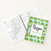 Lettuce Pattern Recipe Blank Cookbook Notitieboek (Binnen)