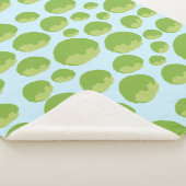 Lettuce Pattern Sherpa Deken (3/4)