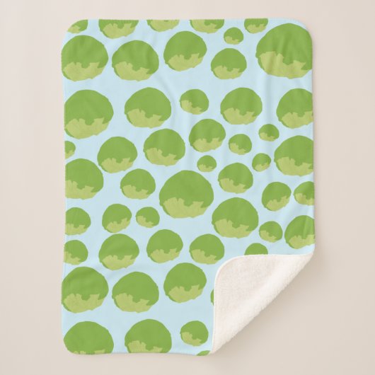 Lettuce Pattern Sherpa Deken (Voorkant)