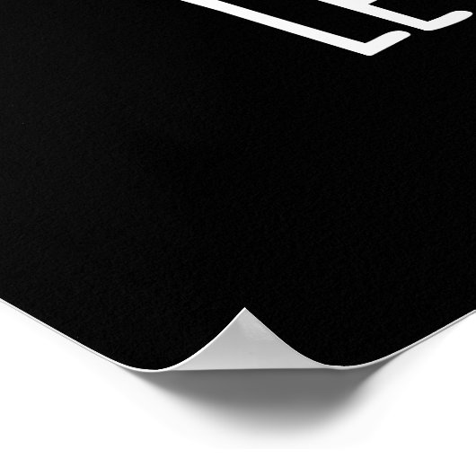 Lettuce Pray Funny Veggie Pun Dark BG Poster (Hoek)