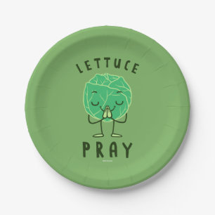 Lettuce Pray Papieren Bordje