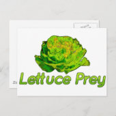 Lettuce Prey Briefkaart (Voorkant / Achterkant)