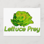 Lettuce Prey Briefkaart (Voorkant)
