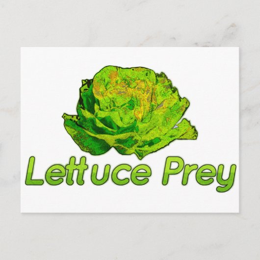 Lettuce Prey Briefkaart (Voorkant)
