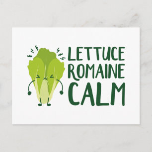Lettuce Romaine Calm Briefkaart