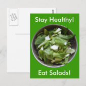 Lettuce Salad Briefkaart (Voorkant / Achterkant)
