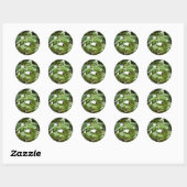 Lettuce Salad Ronde Sticker (Vel)