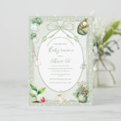 Lettuce Welcome Our Little Sprout Baby  Kaart (Staand voorkant)