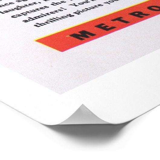 Letty Lynton Joan Crawford film ad ad advertentie Poster (Hoek)