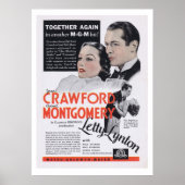 Letty Lynton Joan Crawford film ad ad advertentie Poster (Voorkant)