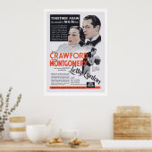 Letty Lynton Joan Crawford film ad ad advertentie Poster (Keuken)