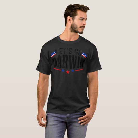 Letu2019s Go Darwin T-shirt (Voorkant volledig)