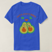 Letx27s avo knuffelt schattig avocado-ontwerp t-shirt (Design voorkant)