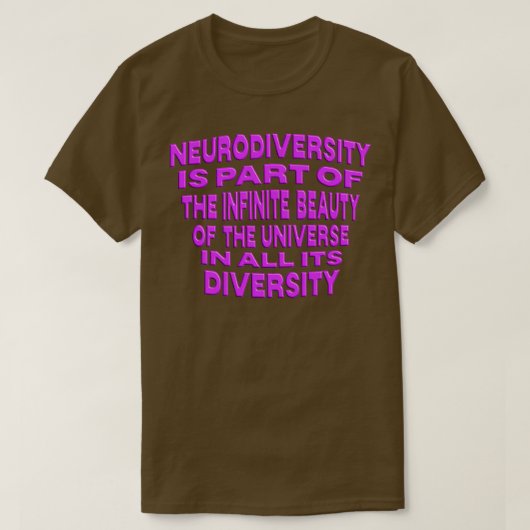 LETx27S CELEBRATE NEURODIVERSITEIT NEURODIVERSITEI T-shirt (Design voorkant)