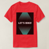 Letx27s fiets 2 t-shirt (Design voorkant)