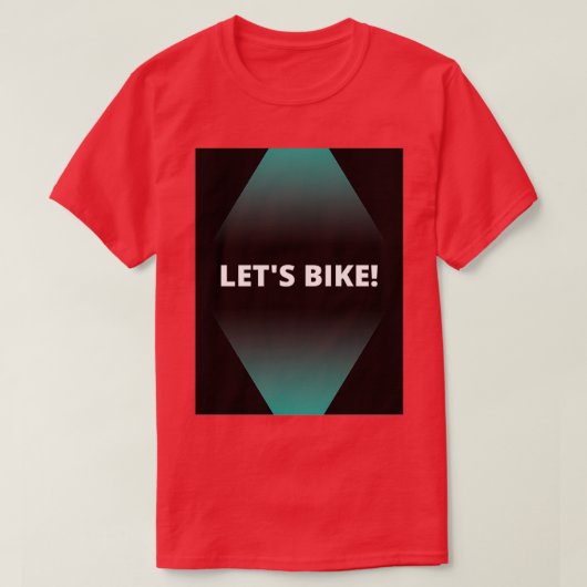 Letx27s fiets 2 t-shirt (Design voorkant)
