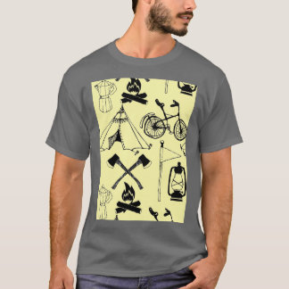 Letx27s gaat kamperen t-shirt