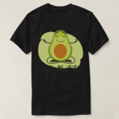 Letx27s Meditate Avocado Meditating T-shirt (Design voorkant)