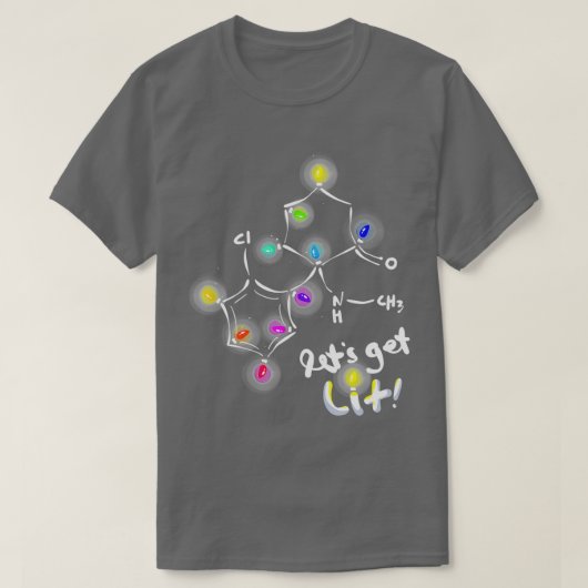 Letx27s Profiteer van luide kerst met etamine T-shirt (Design voorkant)