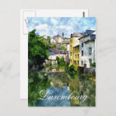 Lëtzebuerg - Luxemburg Briefkaart (Voorkant / Achterkant)