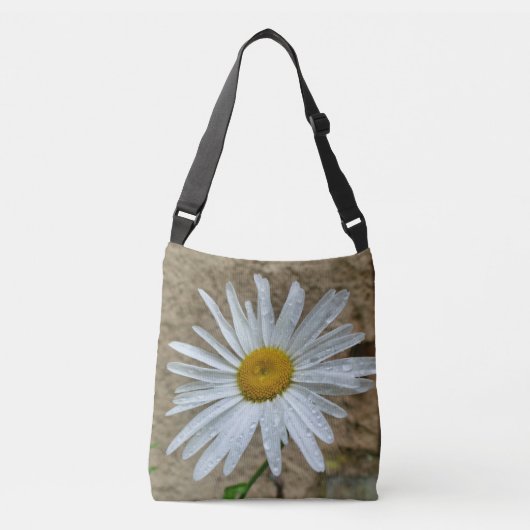 Leucanthemum bloeit over de hele Canvas tas (Voorkant)