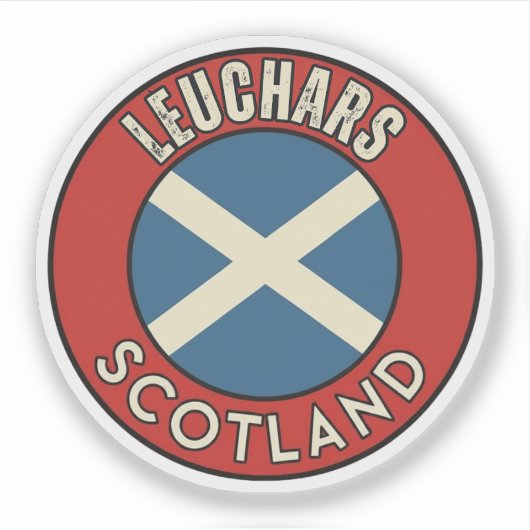 Leuchars, Schotland Sticker (Voorkant)