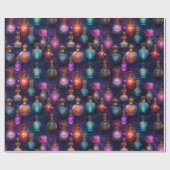 Leuchtend und Geheimnisvoll. Parfüm zu verschenken Cadeaupapier (Vlak)