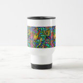 Leuchtende dekorative Blumen Reisbeker (Center)