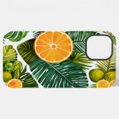 Leuchtende Orangengarten-Melodie iPhone Hoesje (Achterkant horizontaal)