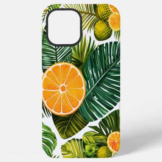 Leuchtende Orangengarten-Melodie iPhone Hoesje (Achterkant)