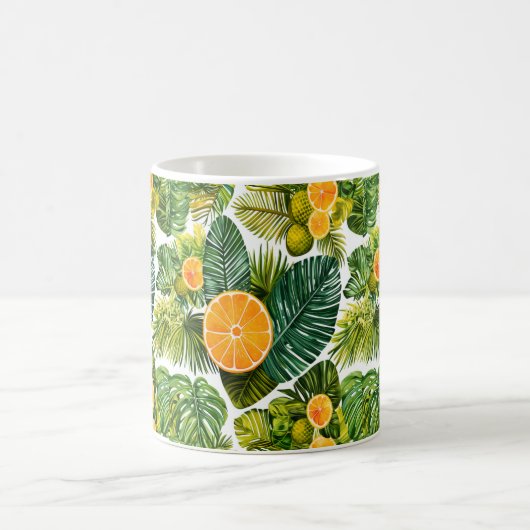 Leuchtende Orangengarten-Melodie Koffiemok (Center)