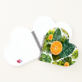 Leuchtende Orangengarten-Melodie Notitieboek (Binnen)