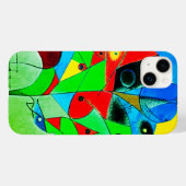 Leuchtendes dekoratives Muster Case-Mate iPhone Case (Achterkant (horizontaal))