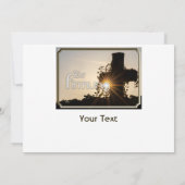 Leuchtendes Kreuz zur Firmung Kaart (Achterkant)